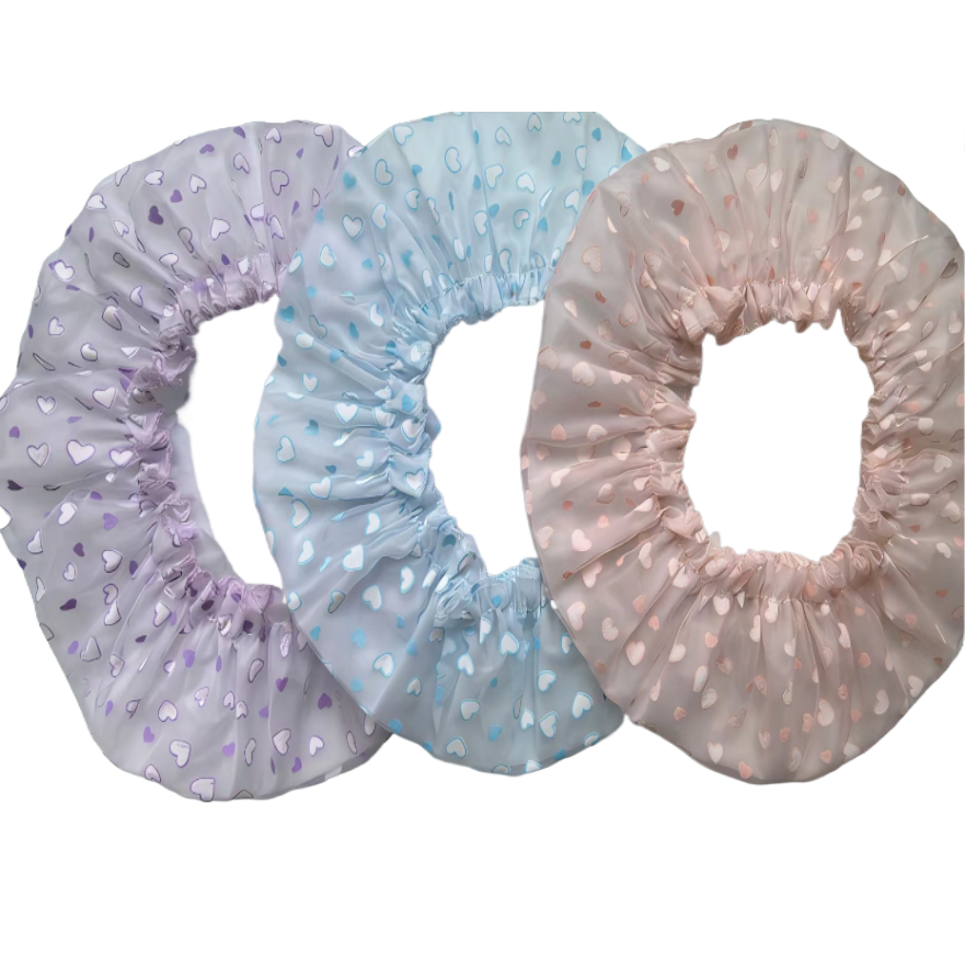 浴帽/义乌市兴泉百货/睡帽白底实物图