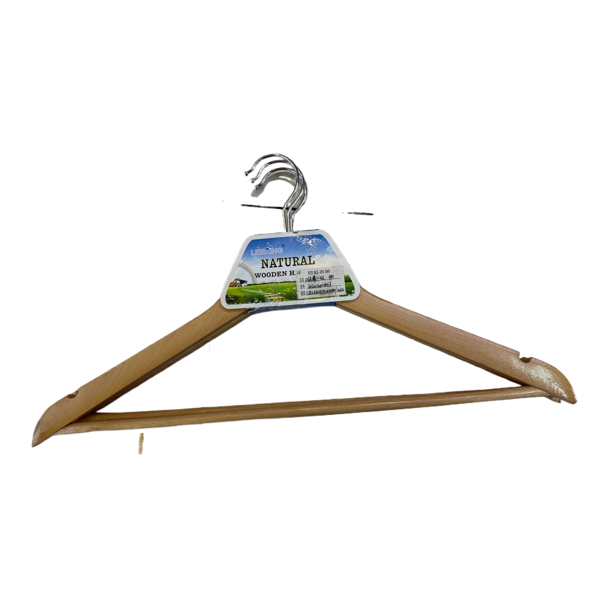 衣架/衣架撑子/塑料衣架/童装衣架摆摊木质的/木质衣架白底实物图