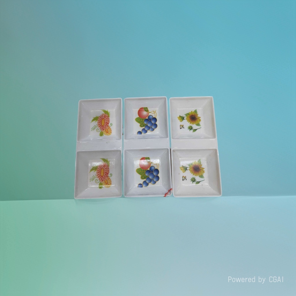 Melamine vinegar plates, small dish plates, ceramic melamine plates, white plates, camping tableware, six-inch plates details Picture