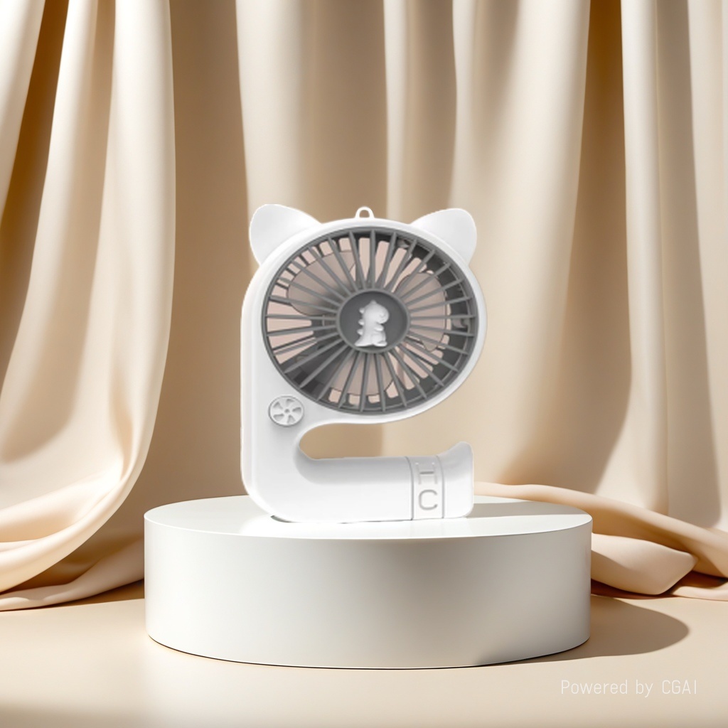 迷你手持小风扇学生挂脖户外便携小电风扇清凉降温风爽