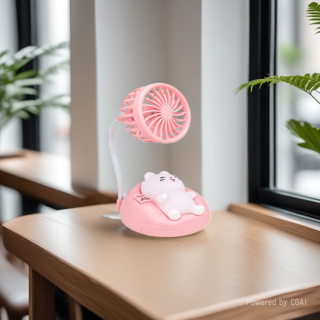 充电夜灯风扇