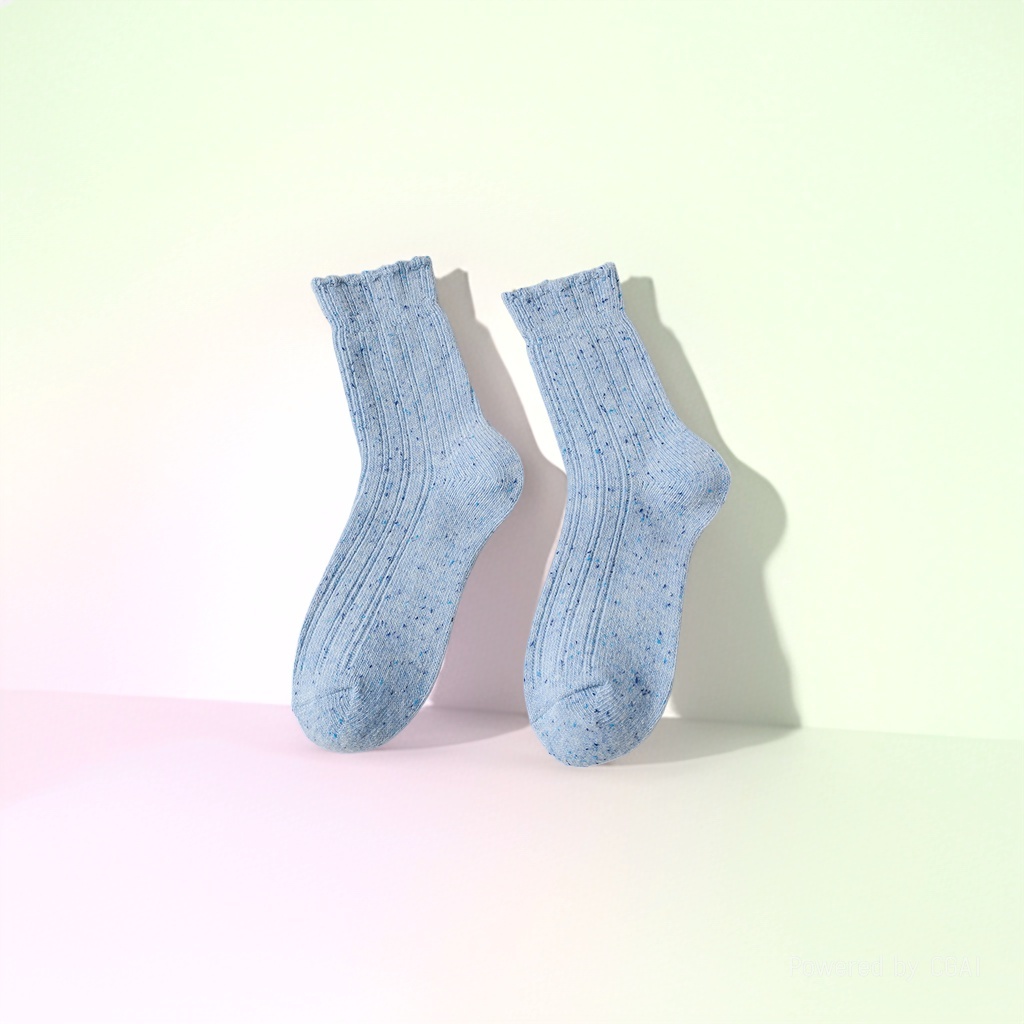 袜子/卡其色学生袜子/糖果色女袜中筒/无骨袜子/堆堆袜防臭细节图