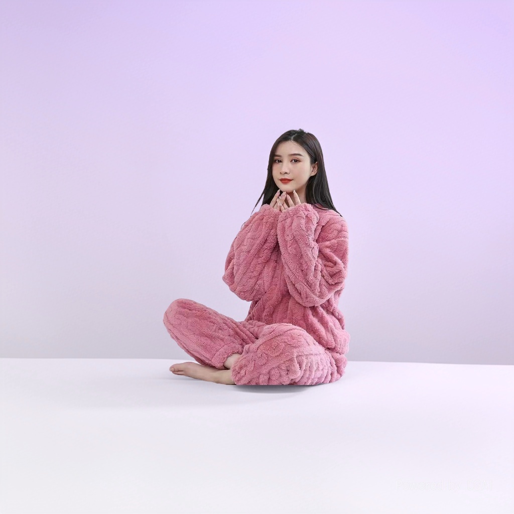 女士家居服实物图