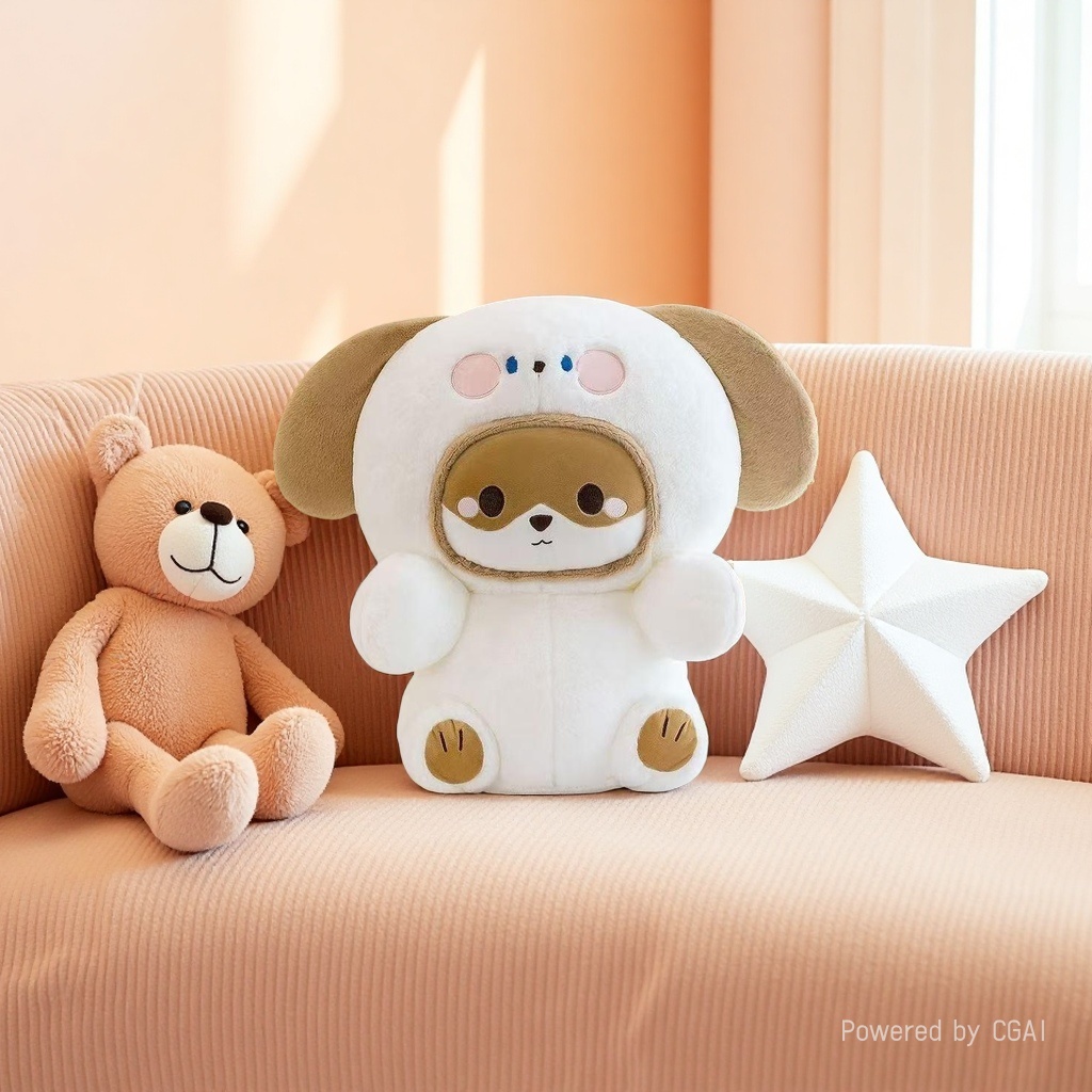 毛绒公仔、玩偶、娃娃实物图