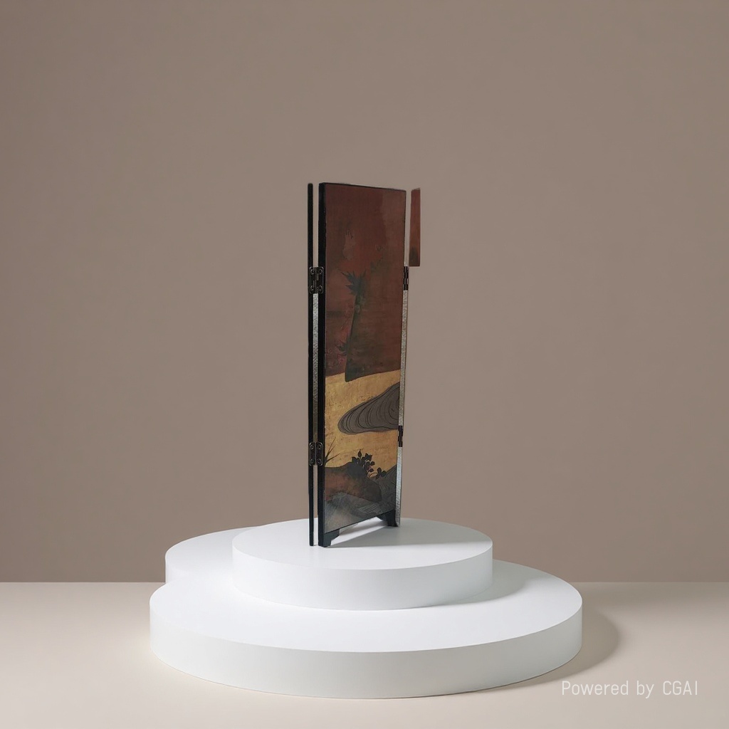 屏风展示架/屏风柜/屏风中式细节图