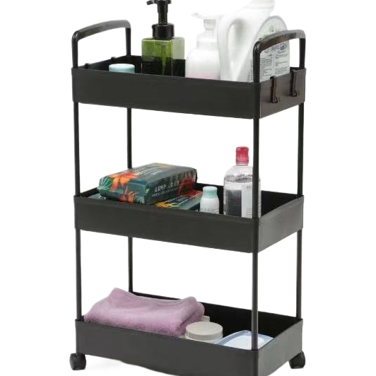 ✅跨境家用落地架客厅卧室收纳小推车可移动多层厨房夹缝厨房收纳093743535详情5