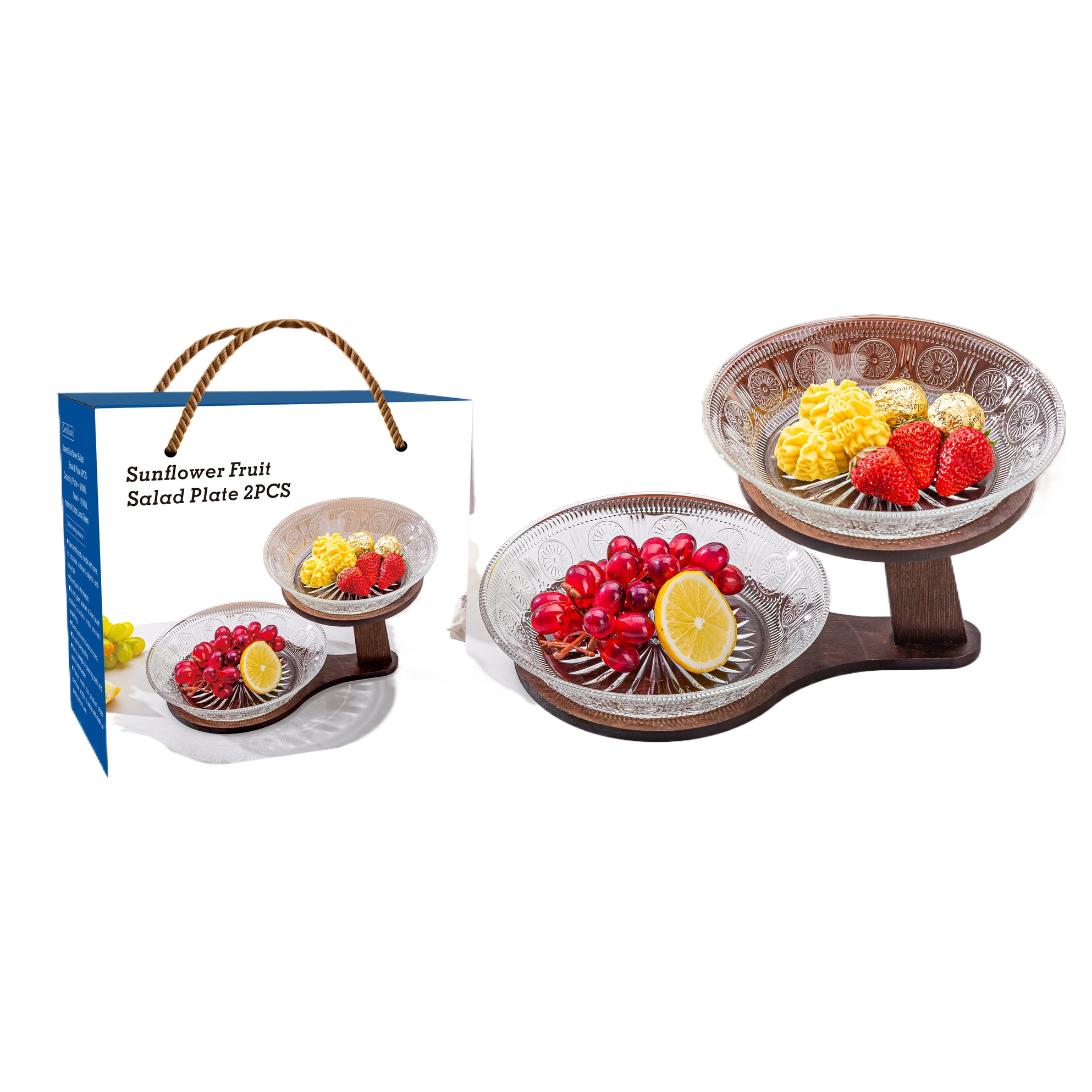 果盘/干果摆放盘/堅果分隔容器/餐具/竹制品白底实物图