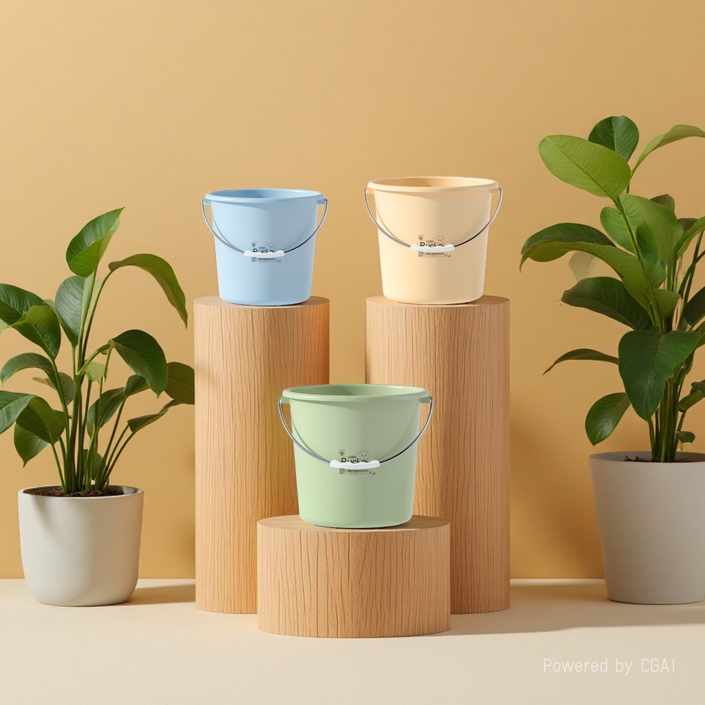 Food-grade pp transparent plastic bucket, pure water bucket, plastic transparent small bucket, bucket sealing device Application Scenario