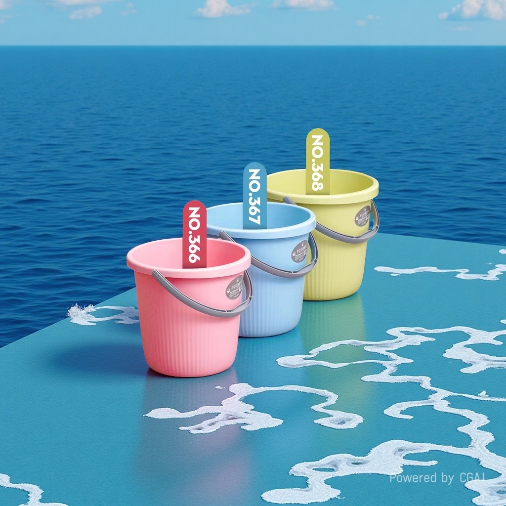 Food-grade pp transparent plastic bucket with rich color combinations, pure water bucket, plastic transparent small bucket, bucket sealing device Application Scenario