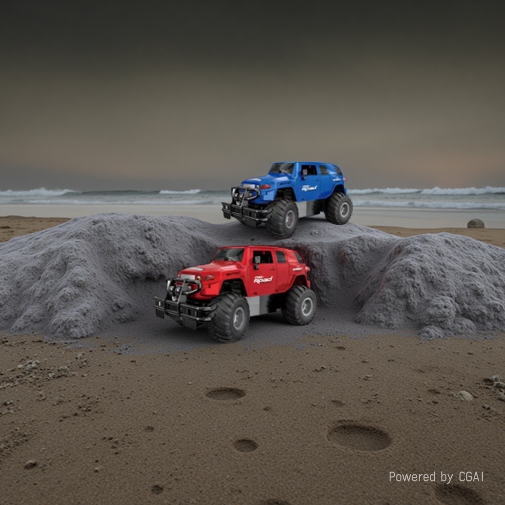 Children's toys, remote control racing cars, remote control cars, 1200-meter remote control cars, remote control cars details Picture