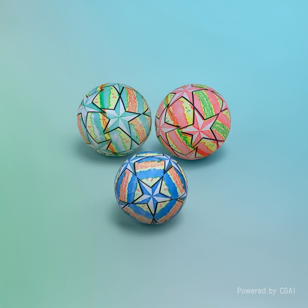 彩色图案足球条颗粒足球球⚽️足球篮球