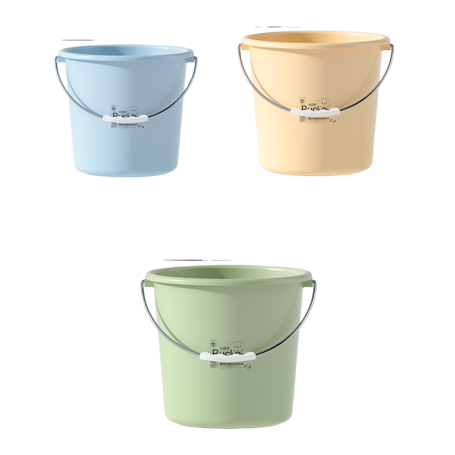 Food-grade pp transparent plastic bucket, pure water bucket, plastic transparent small bucket, bucket sealing device Specification image