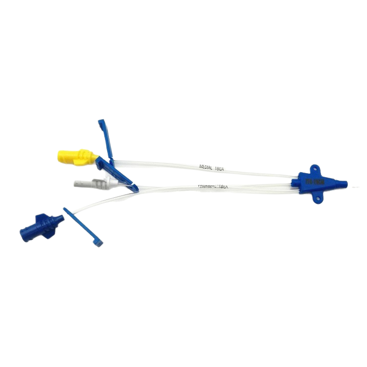 Disposable central venous catheter, double-lumen and triple-lumen care package, medical sterile venous catheter Application Scenario