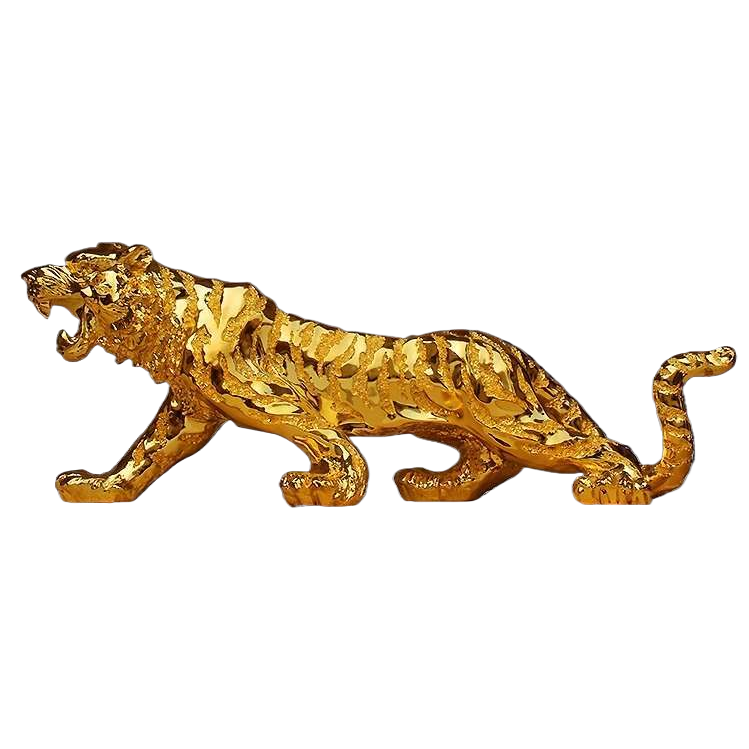 金色布老虎醒狮配件摆件装饰品家居摆件工艺品002