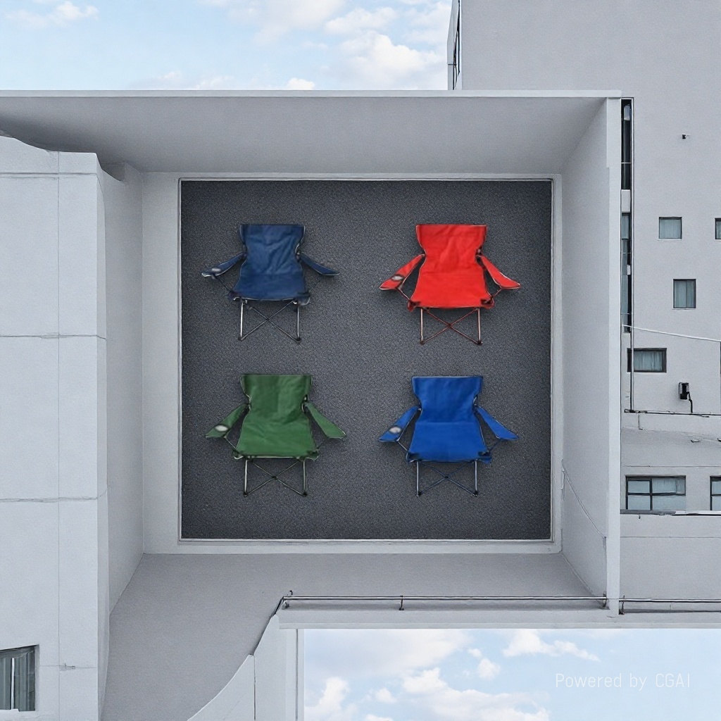 野营折叠桌椅实物图