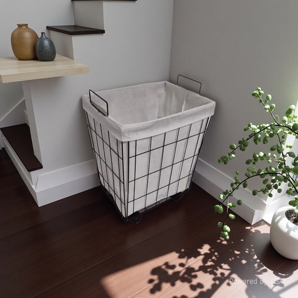 收纳篮/收纳/脏衣篓/收纳盒/塑料篮子PP料编织带细节图