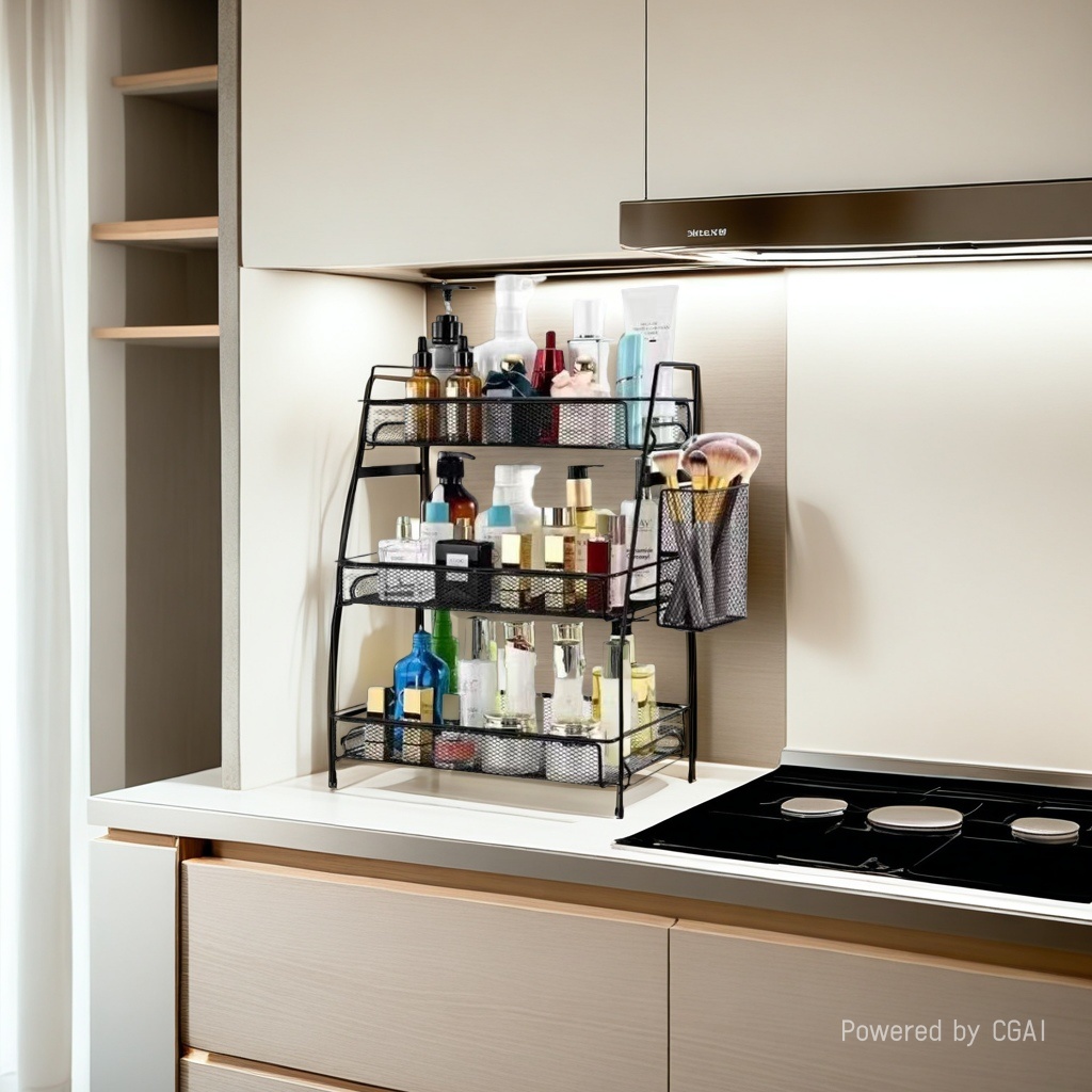 置物架/电视支架/光轴/桌面置物架/化妆台置物架产品图