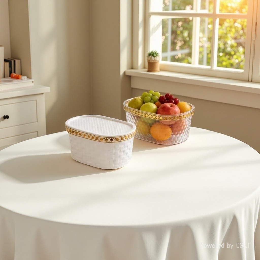 食品收纳盒收纳篮家居收纳精美日用百货外贸跨境批发大号小号可选