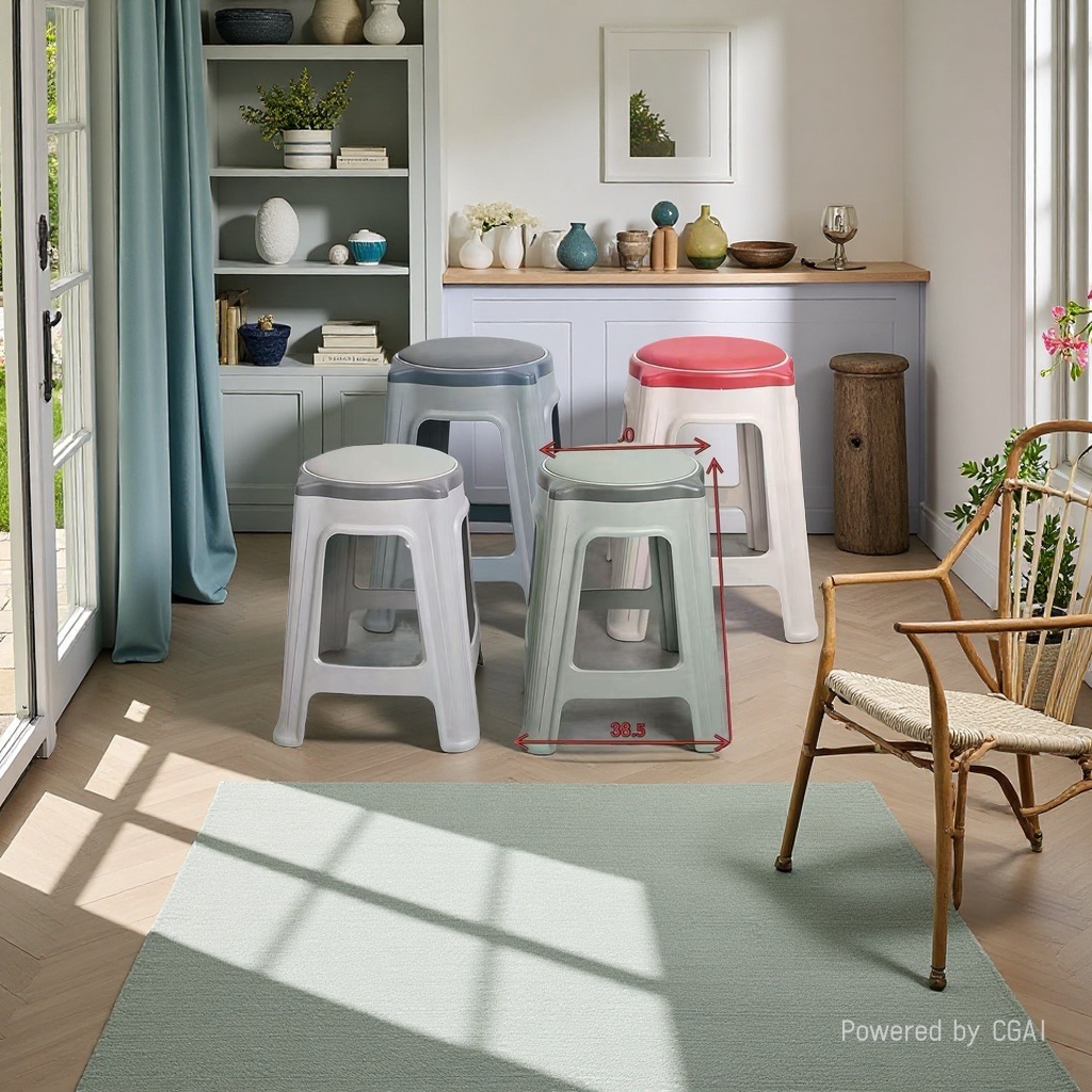 塑料桌椅实物图