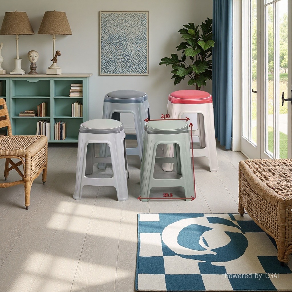 塑料椅/塑料凳/板凳/树胶凳子/塑料椅子细节图