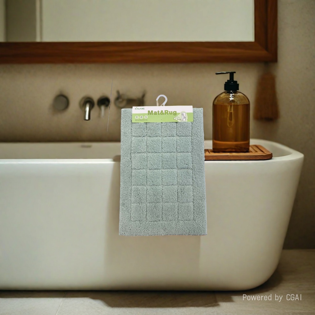 PVC combination floor MATS, pet small carpets, foot MATS, bath MATS, anti-slip, water-absorbent and soft details Picture