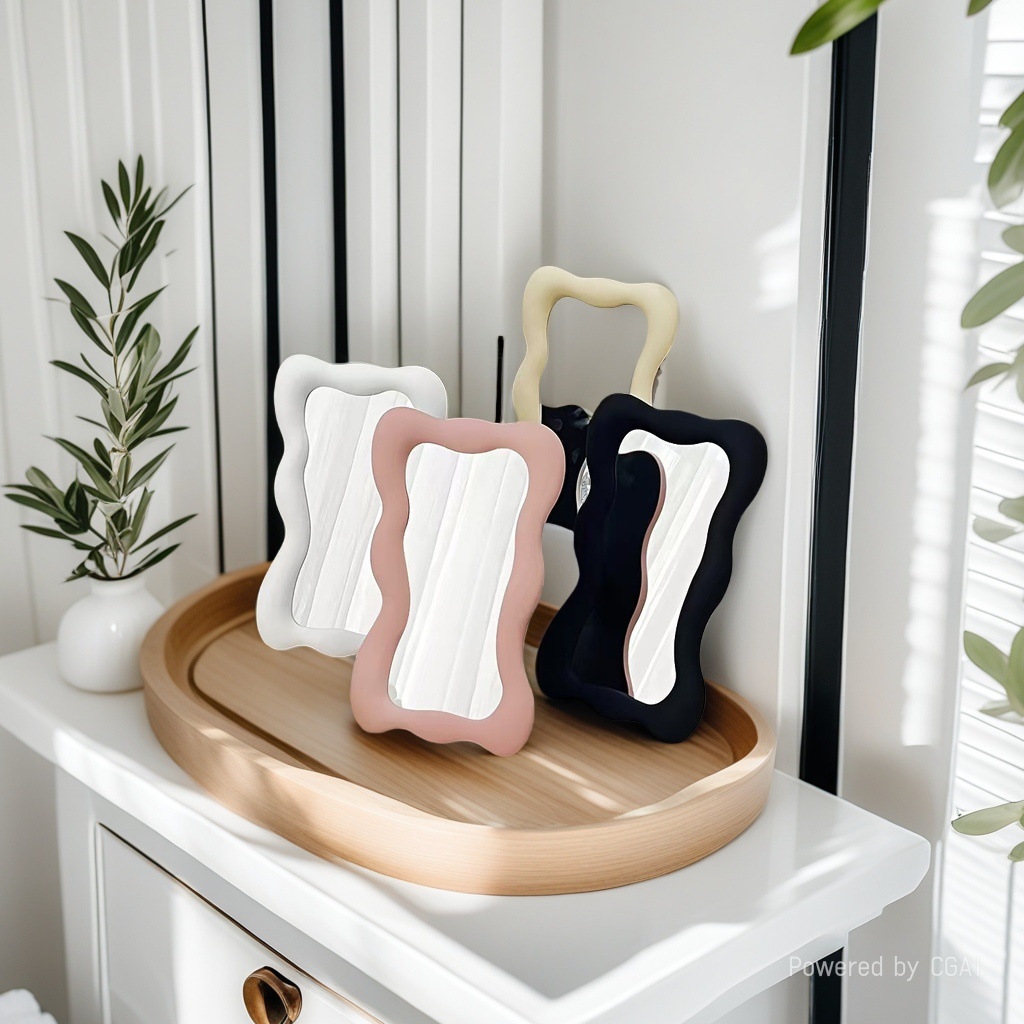 镜子/面包镜/首饰盒化妆镜/化妆镜/镜子化妆镜产品图