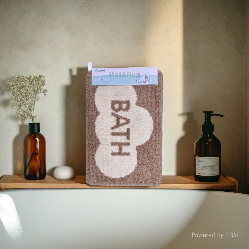 PVC bath mat, bathroom combination floor mat, floor mat, pet mat, small carpet, foot mat Specification image