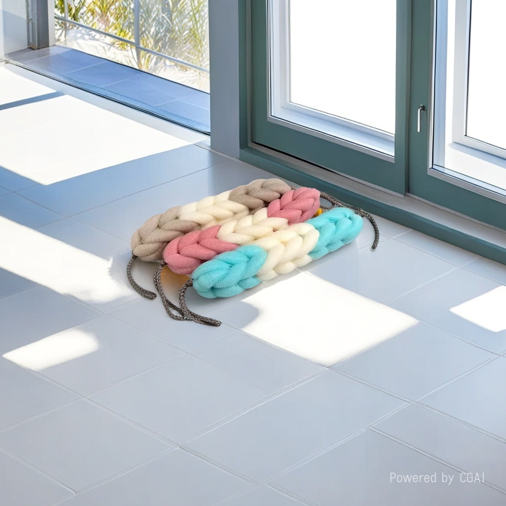 可拉伸沐浴球成人搓澡巾泡泡浴球浴花浴帽组合清爽泡沫沐浴体验