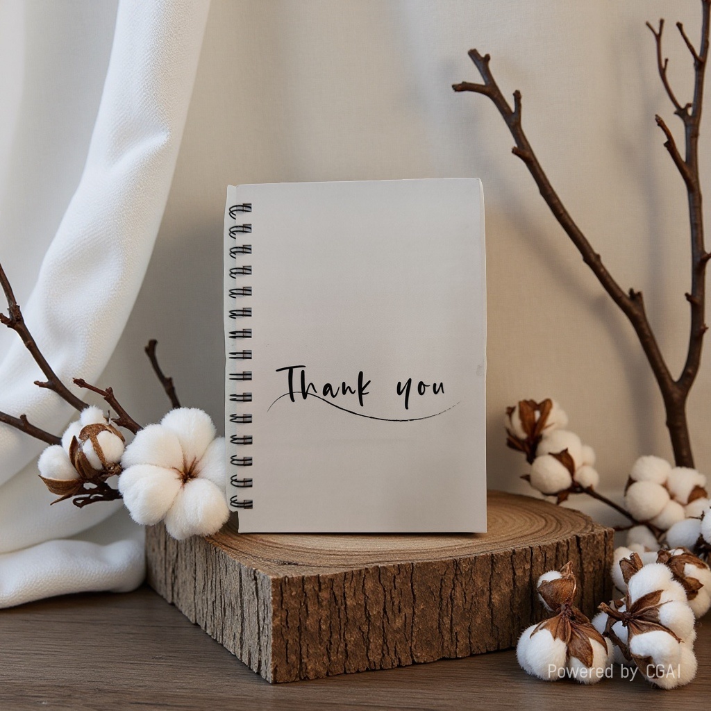 东湖纸品 A5 简约ins风Thank you线圈本 学生便携记事本 文艺小清新笔记本