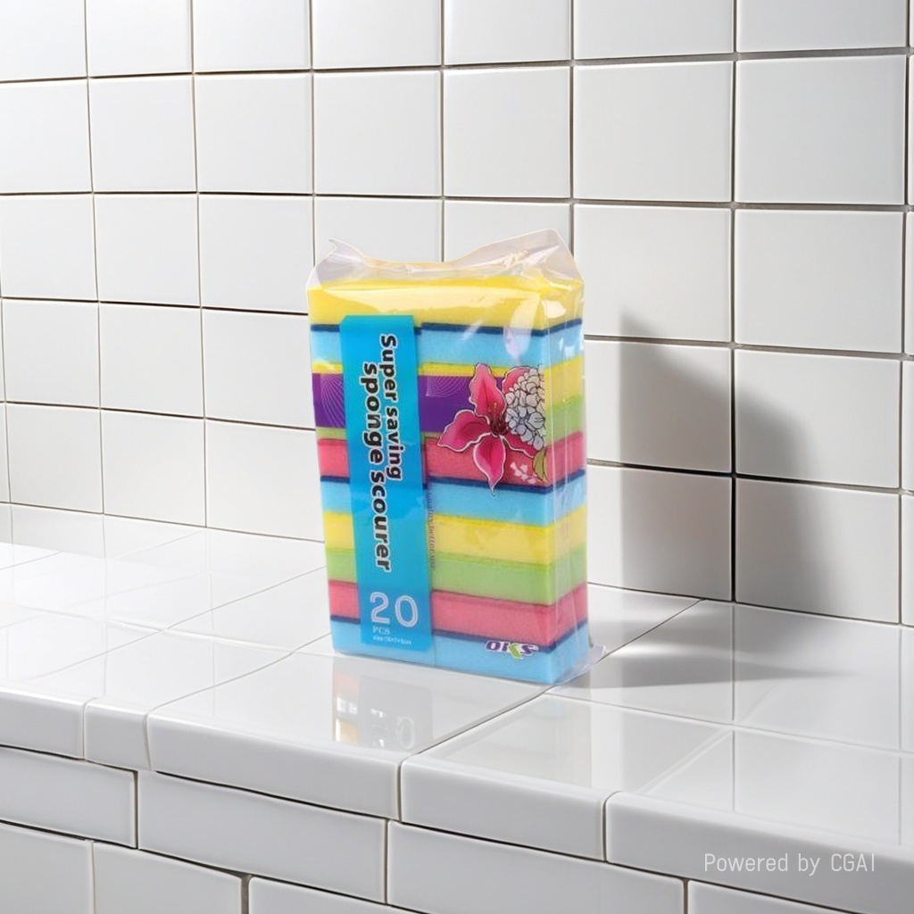 海绵擦洗碗棉素棉百洁布海绵百洁布一包20个去油污强力清洁去污神器