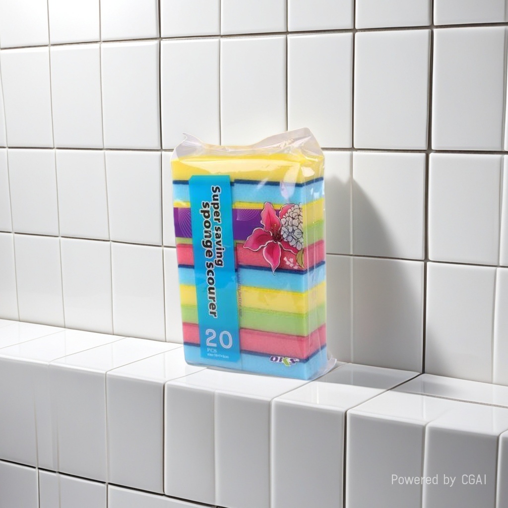 اغسل الصحون بالاسفنج، اكسفنج المبلل المبلل المبلل، Specification image