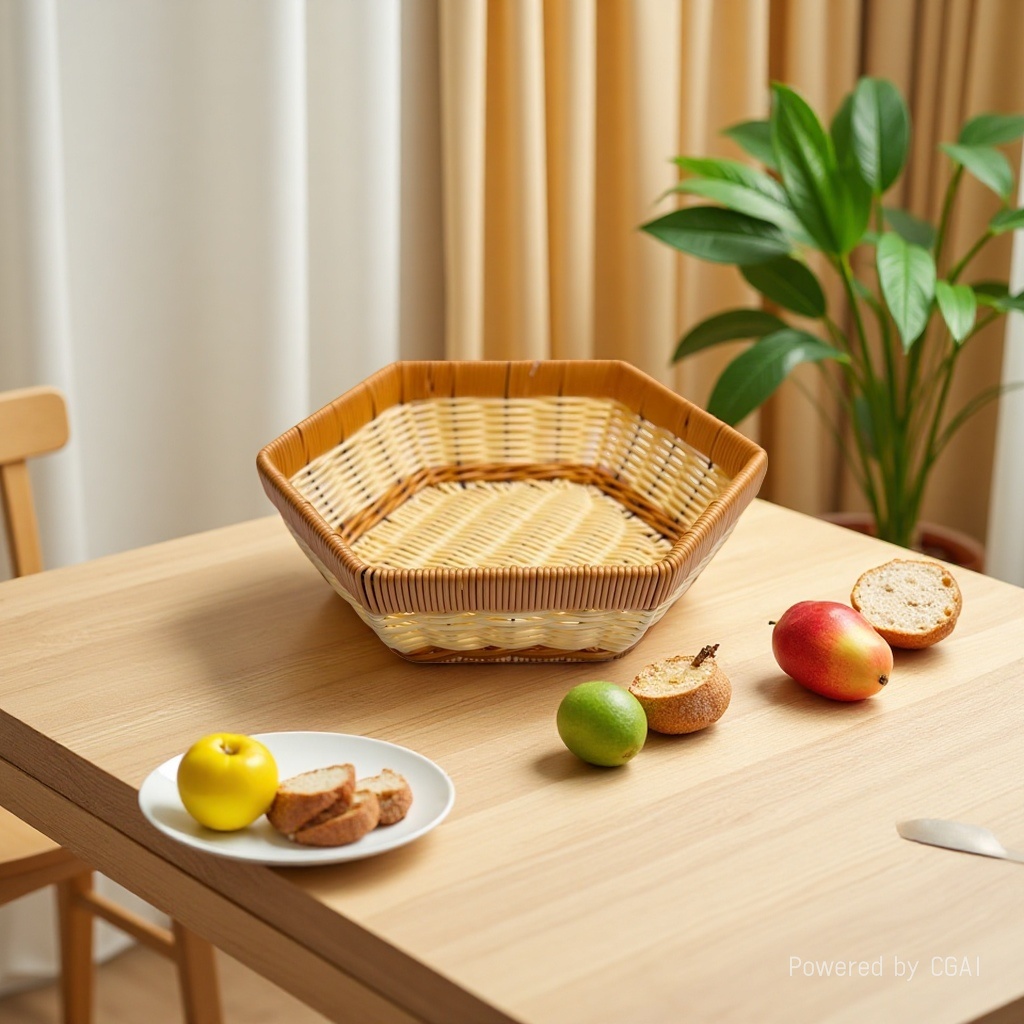收纳篮/收纳/脏衣篓/收纳盒/塑料篮子PP料编织带细节图