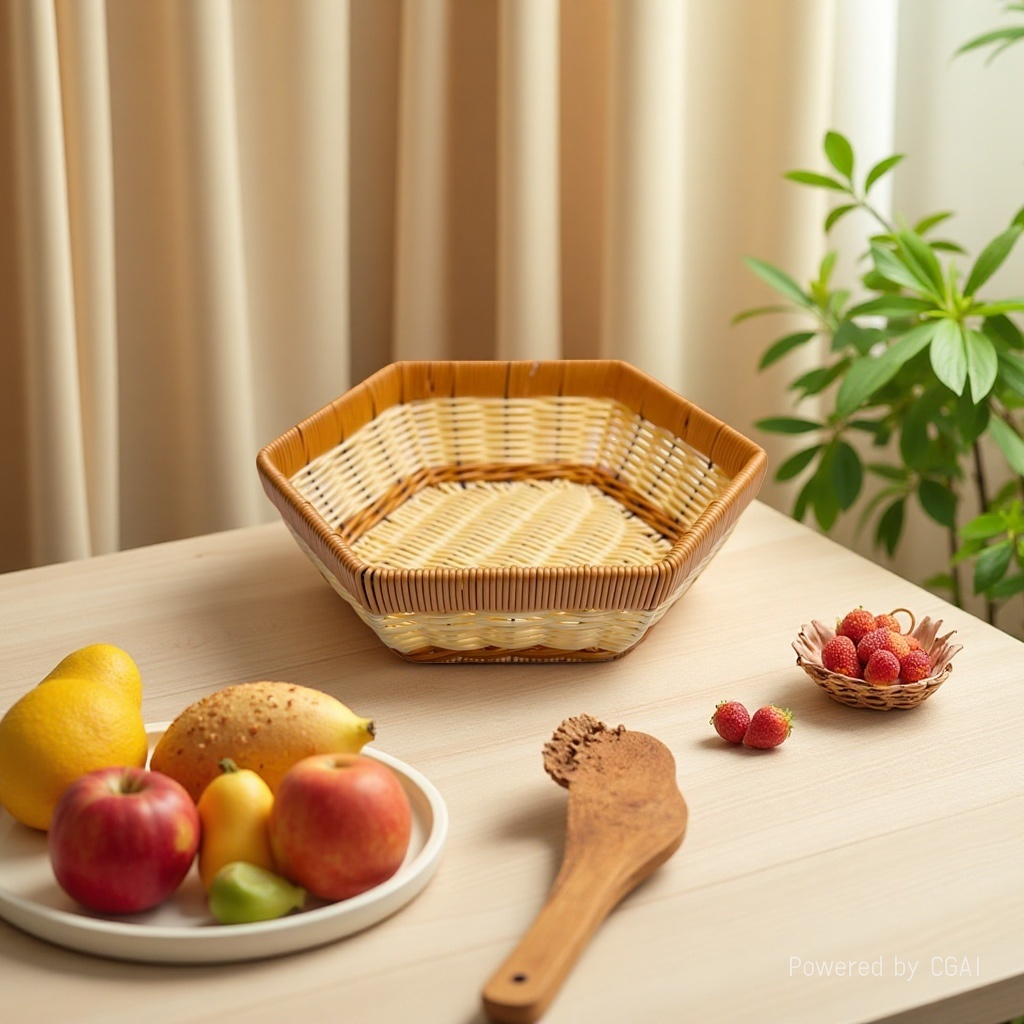收纳篮/收纳/脏衣篓/收纳盒/塑料篮子PP料编织带产品图