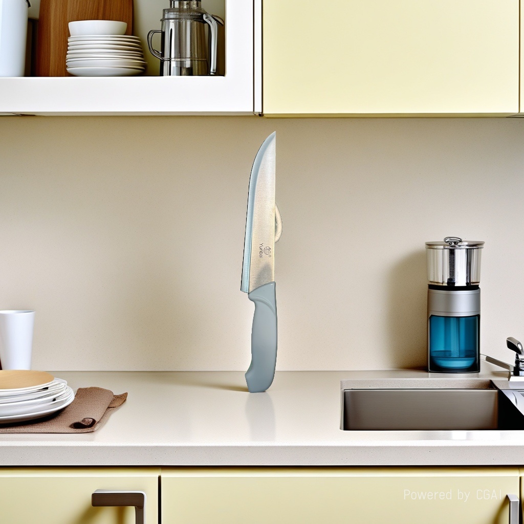 Japanese Oidan 304 stainless steel kitchen knife, fruit knife, wooden handle kitchen knife, rust-proof and durable Item Picture