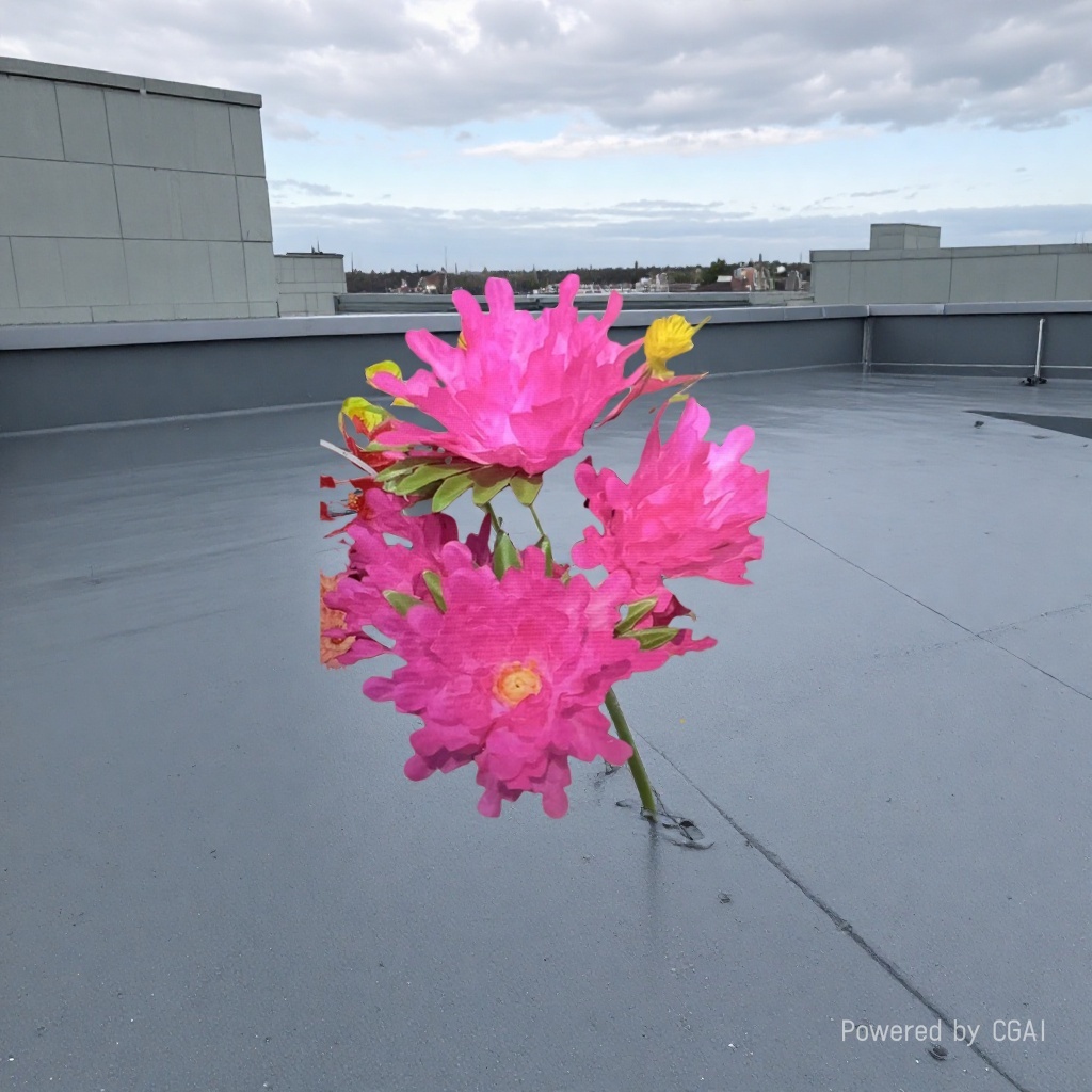 仿真花/仿真花郁金香/钩织仿真花/装饰假花/祀祭用品花仿真花产品图