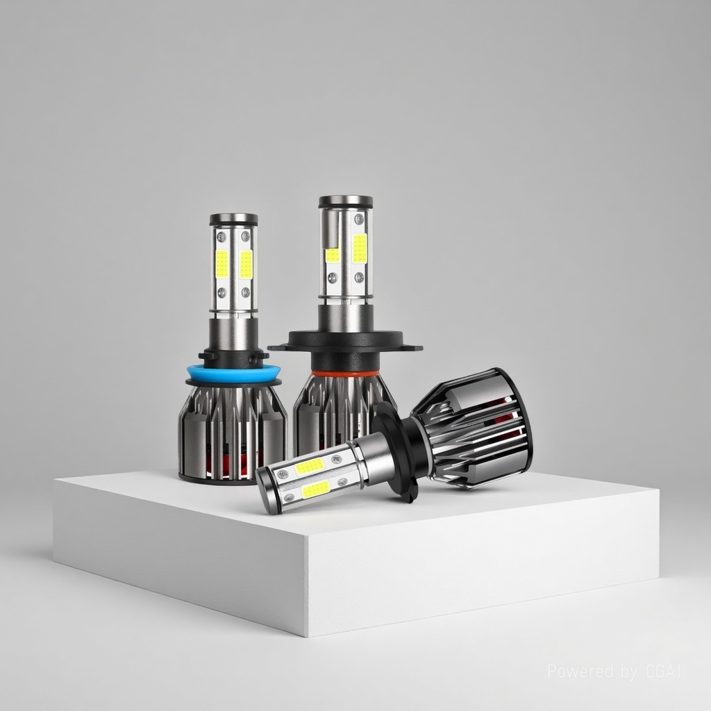 LED大灯、前照灯实物图