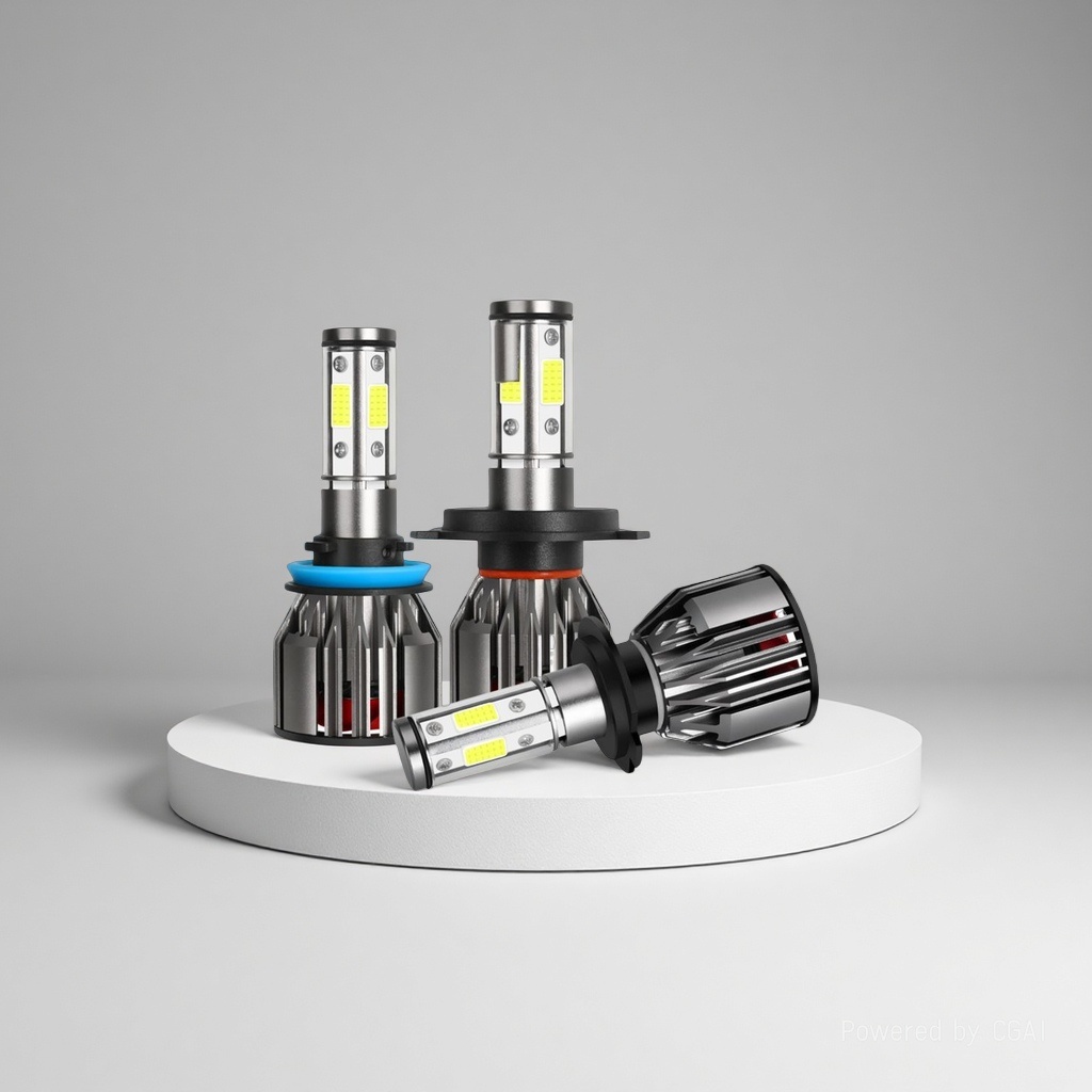 汽车LED大灯前照灯灯泡主体汽车配件车内电器