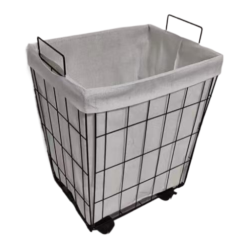 收纳篮/收纳/脏衣篓/收纳盒/塑料篮子PP料编织带白底实物图