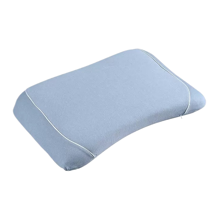跨境电商保健枕过/凉席单人夏天/枕头/记忆枕/充气枕白底实物图