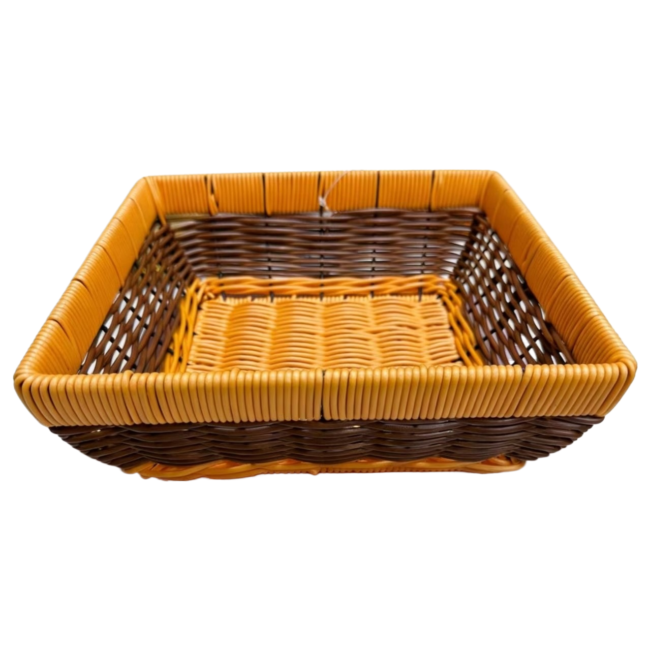 Bread basket, fruit basket, plastic woven basket, storage basket, remote control, sundries storage basket, household daily sundries storage basket, supermarket packaging basket Item Picture