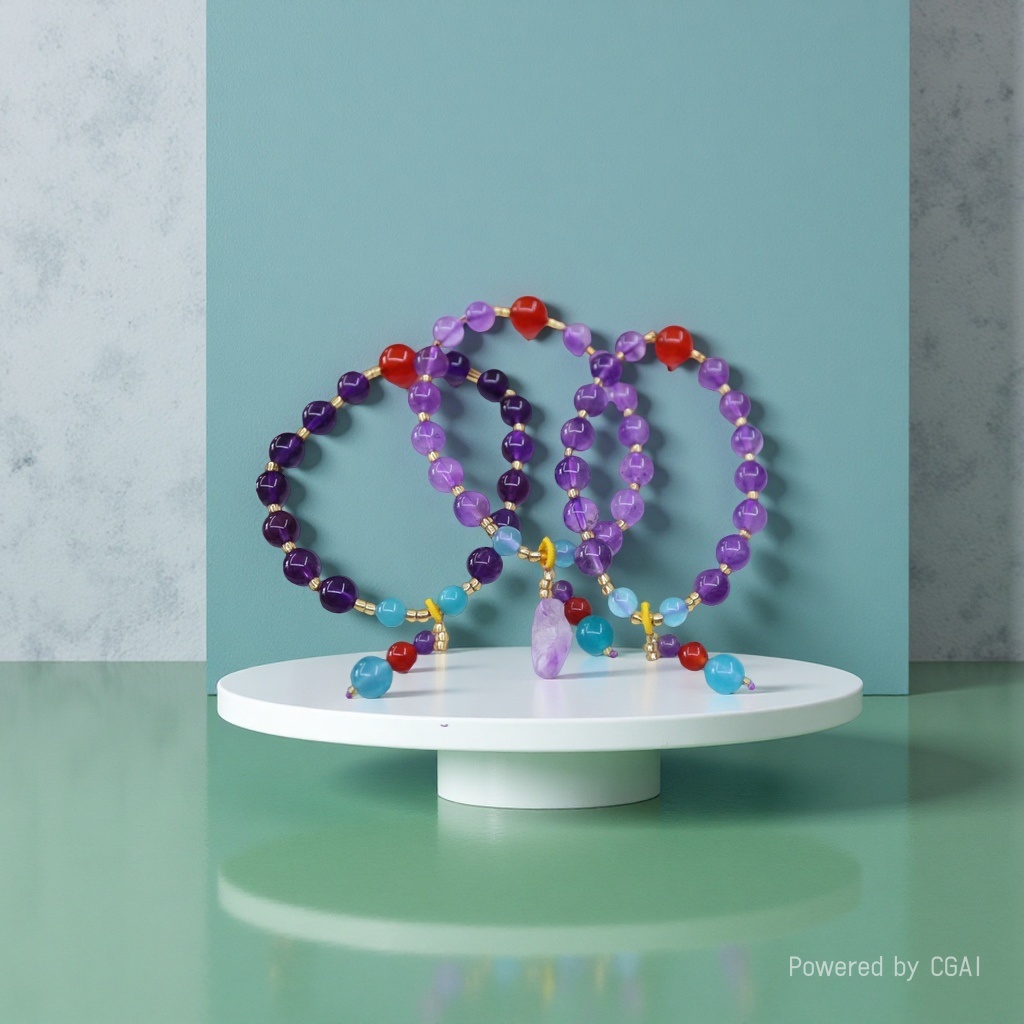 【 Yajinpei Jewelry 】 Natural amethyst raw mineral bracelet