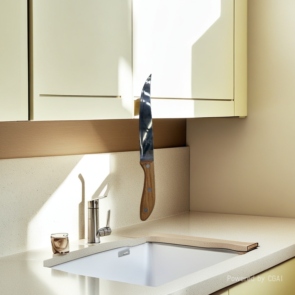 Portable multi-functional kitchen storage knife and scissors set 112206316 Specification image