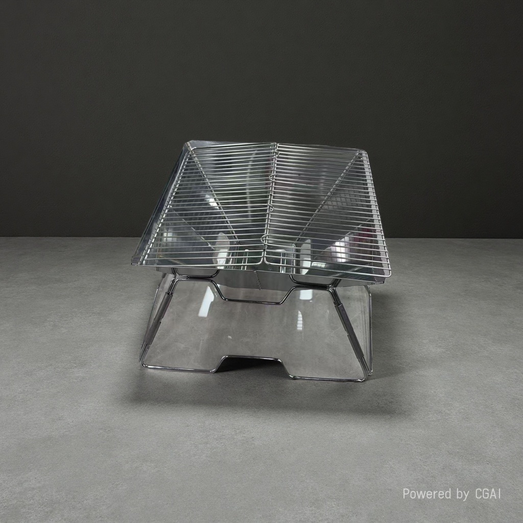 烤鱼夹/烤网/一次性烧烤架/烧烤架/烧烤白底实物图