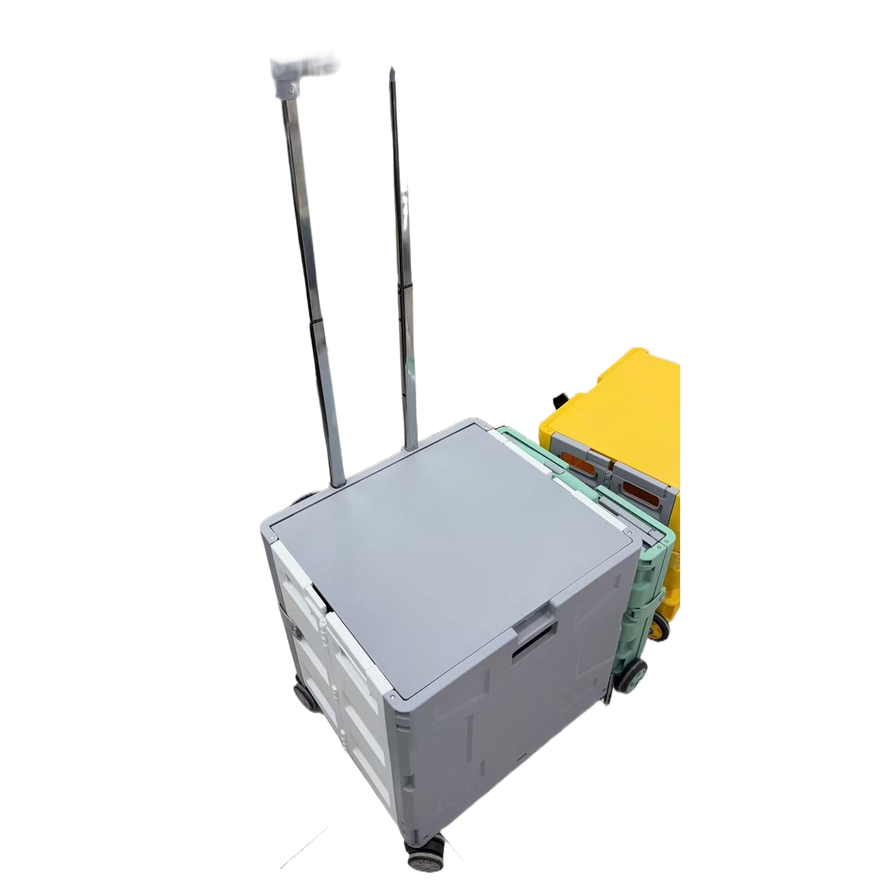 百纳箱棉麻带轮整理箱收纳露营户外收纳箱