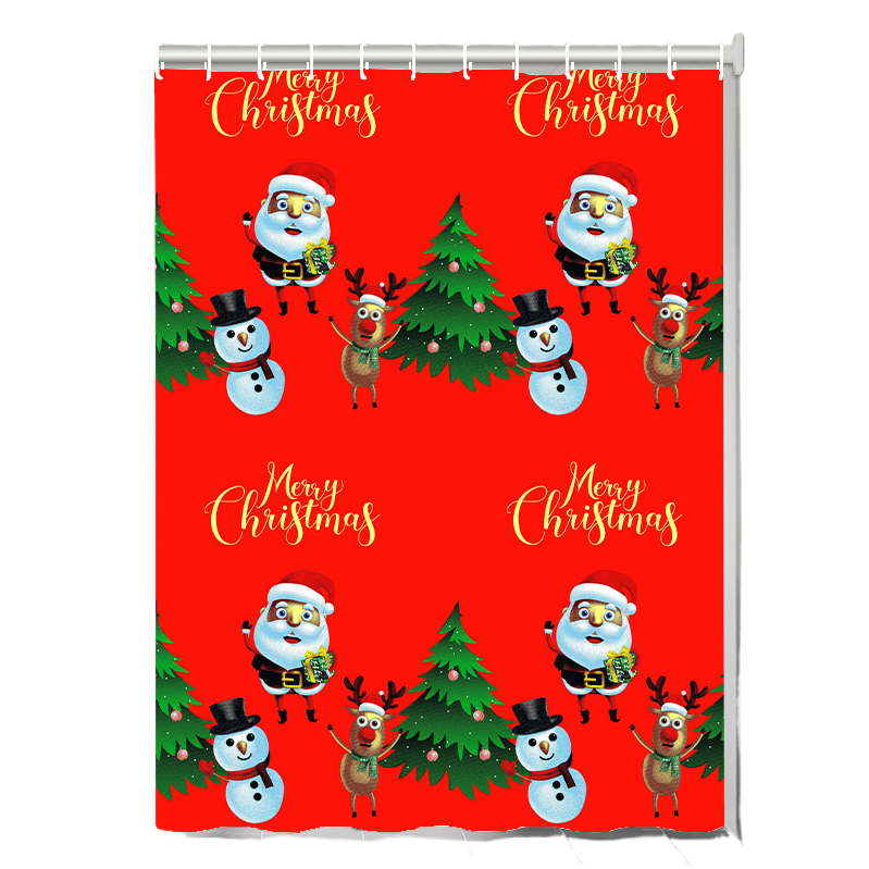 浴帘/透明浴帘/免打孔后门帘/折叠浴室隔断帘/试衣帘白底实物图