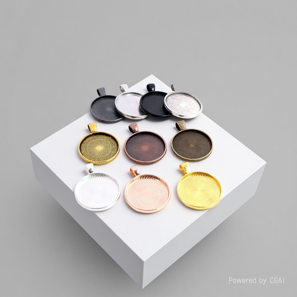 不锈钢油压饰品配件/跨境/跨境双层蝴蝶项链/铜镀金饰品/银铜钱戒指产品图