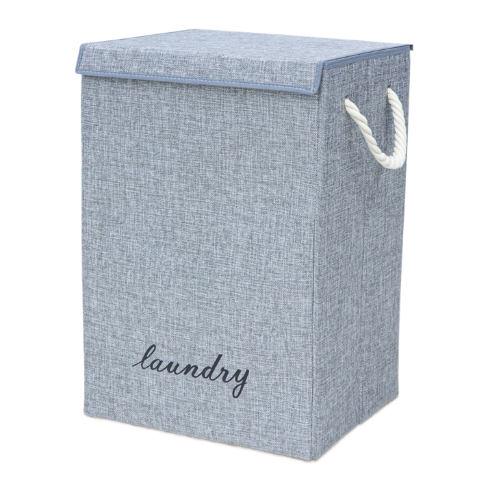 收纳箱/百纳箱棉麻/带轮整理箱/收纳/露营收纳箱白底实物图