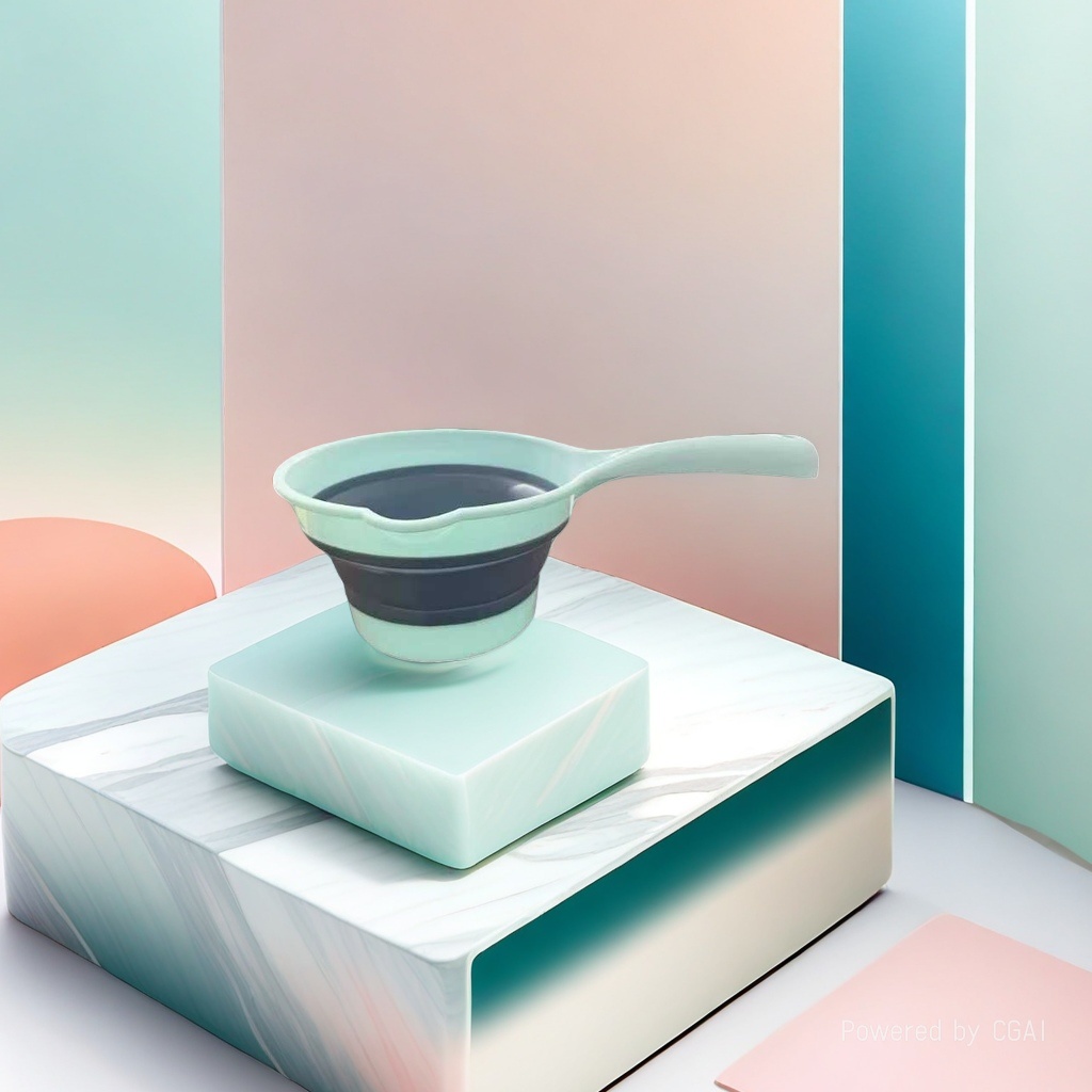 浅蓝折叠水袋水瓢水壶水杯宠物便携硅胶户外杯stroller