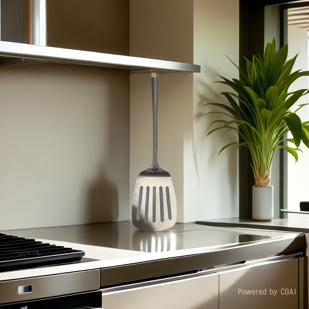 Smooth soup shell metal kitchenware, strainers and spatulas, kitchenware, spatulas Item Picture