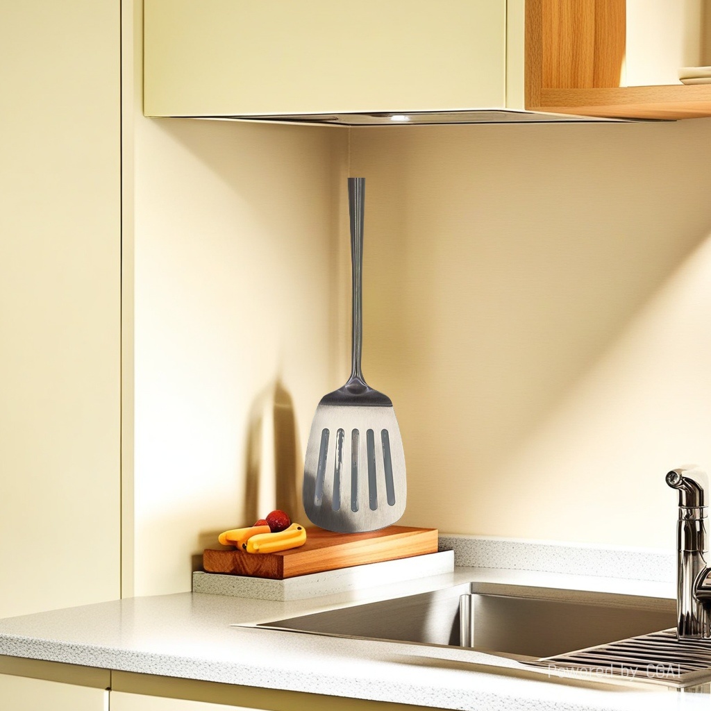 Smooth soup shell metal kitchenware, strainers and spatulas, kitchenware, spatulas details Picture